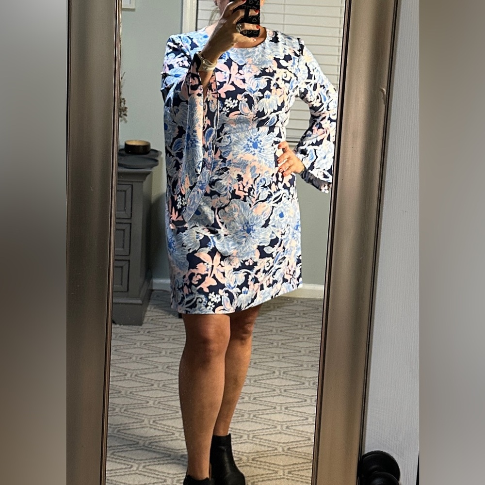 Lilly Pulitzer Blue and Pink Floral dress
